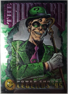1995 SkyBox DC Legends Power Chrome the Riddler #91 Card | eBay