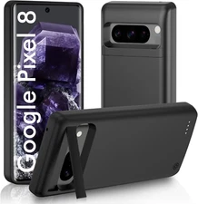 Battery Case for Google Pixel 8, 10,000mAh Rechargeable Charging Case,