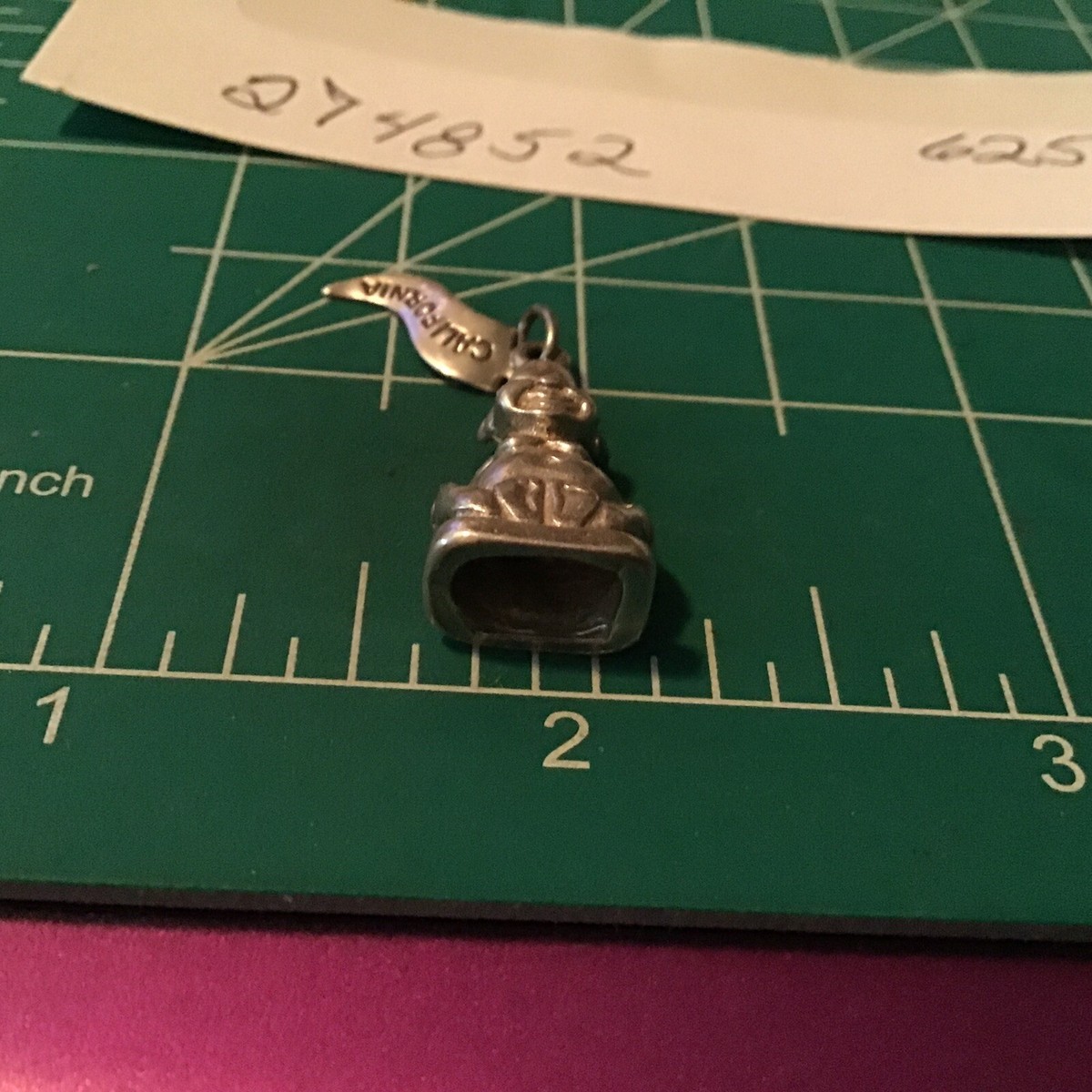 Vintage Sterling Silver Happy Buddha Charm SF China Town View 6