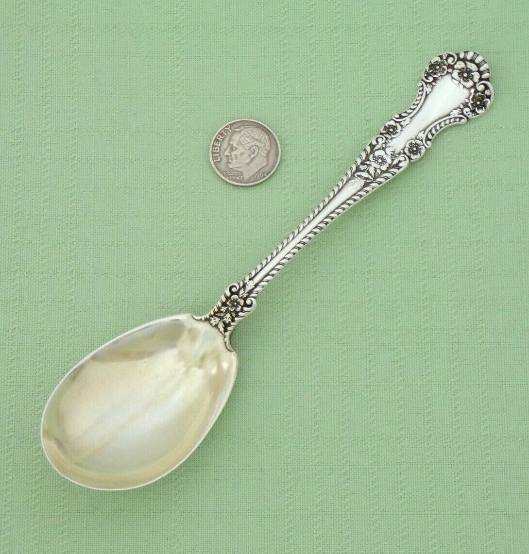Vintage 1899 GORHAM Sterling Silver CAMBRIDGE Sugar Spoon 5 7/8" Long - NO MONO