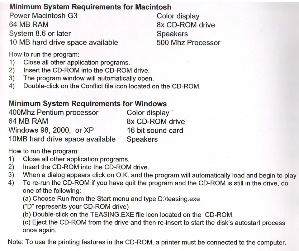 Sticks & Stones : Teasing : Interactive CD-ROM for Win XP & Mac System 8.6+ : VG - Image 4 of 4