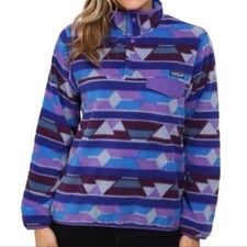 Patagonia Aztec Synchilla T-Snap Fleece Pullover Size Small Women s Jacket Rare