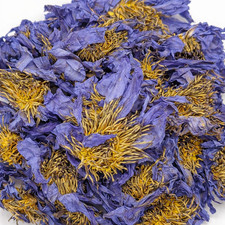 Egyptian Blue Lotus - Nymphaea caerulea - Organic Whole Flower - USA Shipping