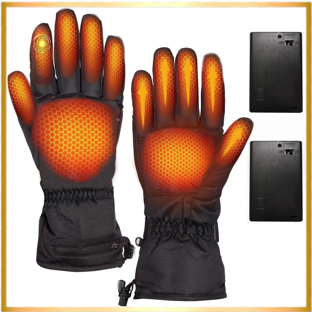 Heated Gloves Rechargeable Heated Gloves Winter Touchscreen Waterproof Gloves
Opens in a new window 