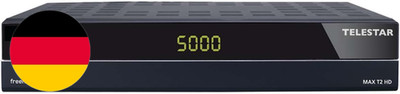 TELESTAR MAX T2 HD   DVB-T2 Receiver (Inkl. 3 Monate Freenet TV, Auch Geeignet F