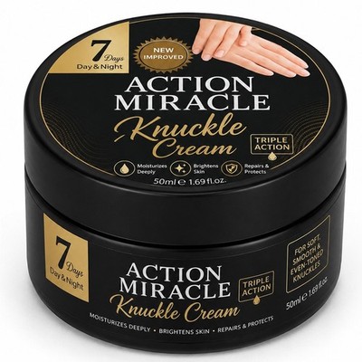 Action Miracle Knucle Cream Skin Whitening Dark Spot Corrector Cream 1.7oz/50gm