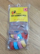 The Original FOOT ALIGNMENT Socks Medium W 7-9 M 5-8 Multi NIP 0043