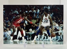 Michael Jordan And Magic Johnson In The 1987 All-Star Game 4x6 Photo 🔥🔥🔥