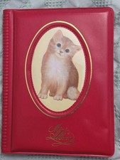 Mini Photo Album Kitty Cat Holds 24- 3 x 5 Photos