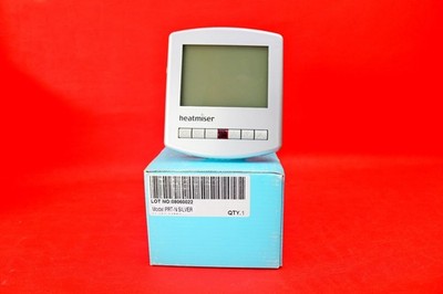 Heatmiser PRT-N Silber 12VDC Netzwerk Programmierbarer Thermostat