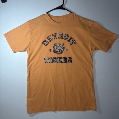WRIGHT & DITSON Detroit Tigers 1901 Men s T-Shirt medium orange MLB