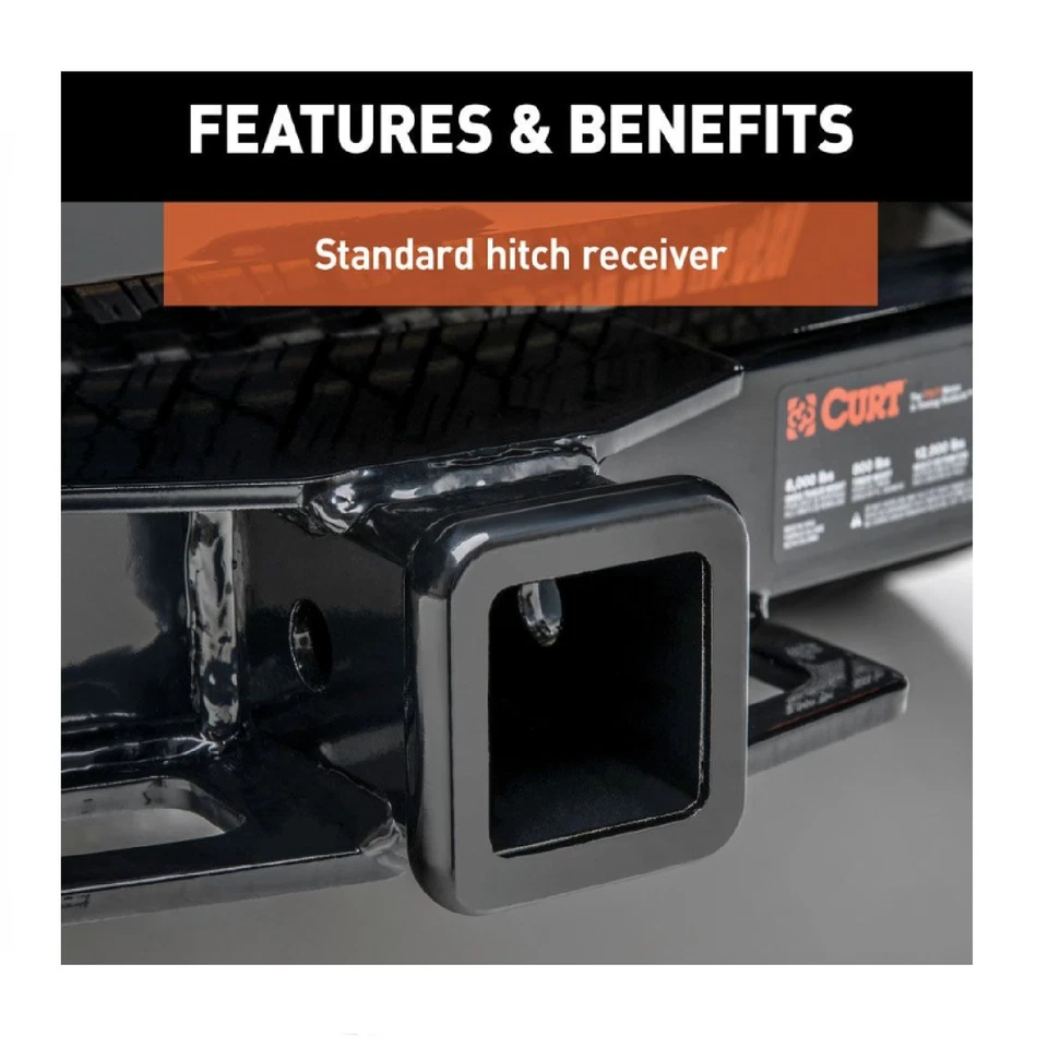 Curt Class 3 Trailer Hitch 13296 for 2007-2009 Dodge Durango / Chrysler Aspen Foto 3 de 4