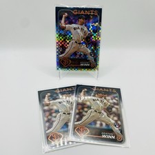 2024 Topps Chrome Keaton Winn Rookie X-Fractor #208 RC Giants + 2 Bonus Rookies