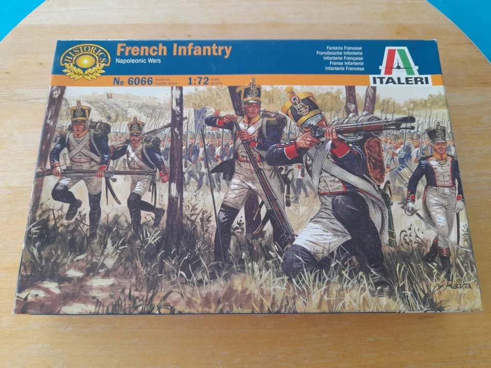 Italeri 1/72 FRENCH INFANTRY Napoleonic Waterloo figures set 6066 Boxed & Sealed - Image 3 of 4