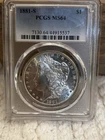1881 - S  Silver Morgan Dollar  PCGS MS64 -- Nice Coin!