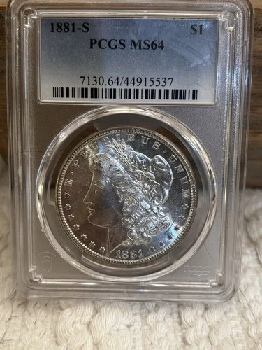 1881 - S  Silver Morgan Dollar  PCGS MS64 -- Nice Coin!