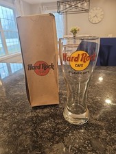 Hard Rock Cafe Atlantic City Tall Pilsner Beer Glass, With Box