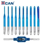 11pcs Micro Taps Bits Mini Machine Screw Drill Tap Set Metric Thread Screws Tap