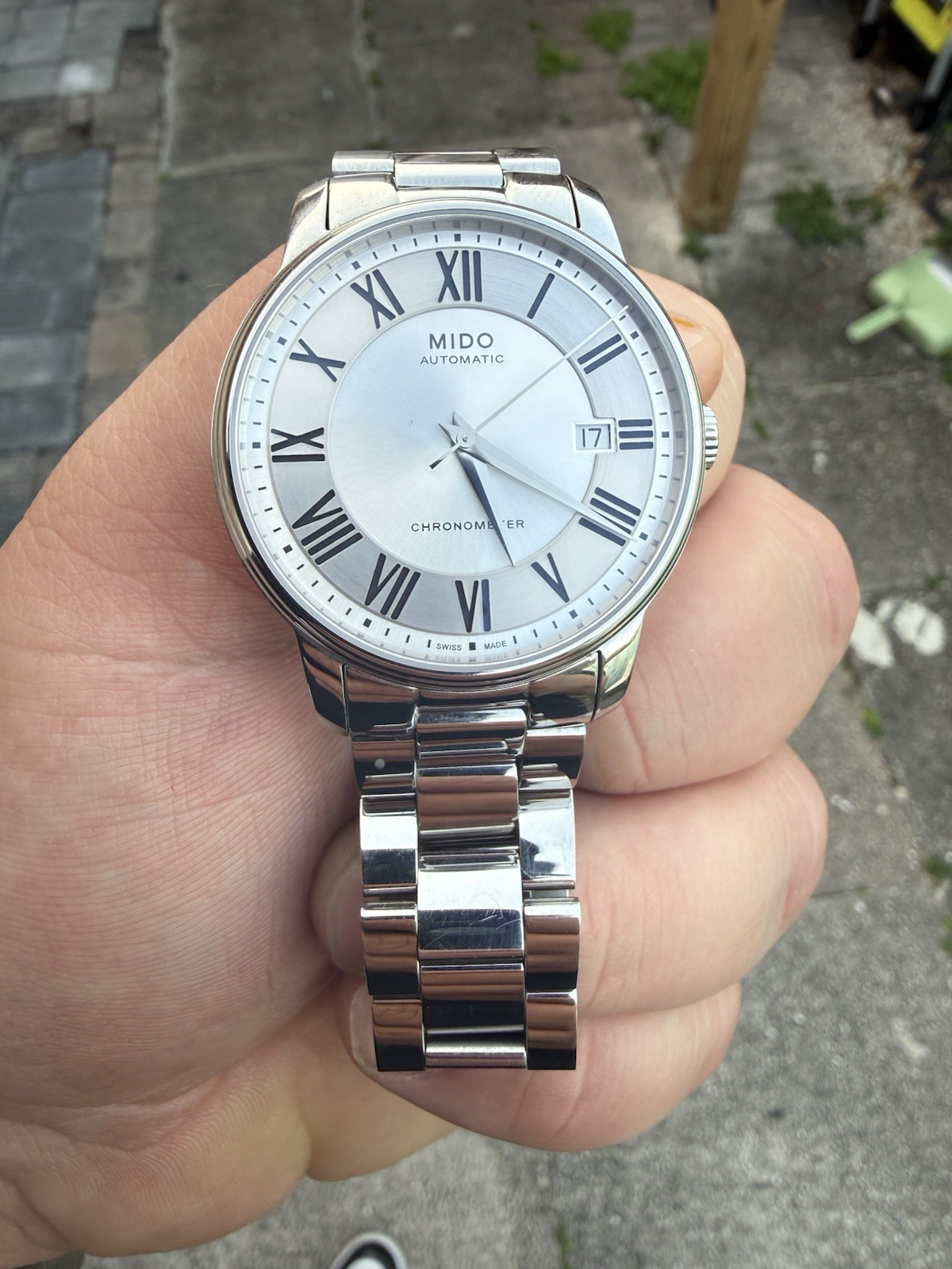Mido Automatic Chronometer Silver Stainless Steel… - image 5