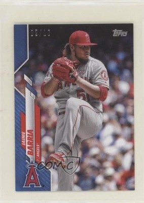 2020 Topps Mini Blue 2/10 Jaime Barria #428 4z8