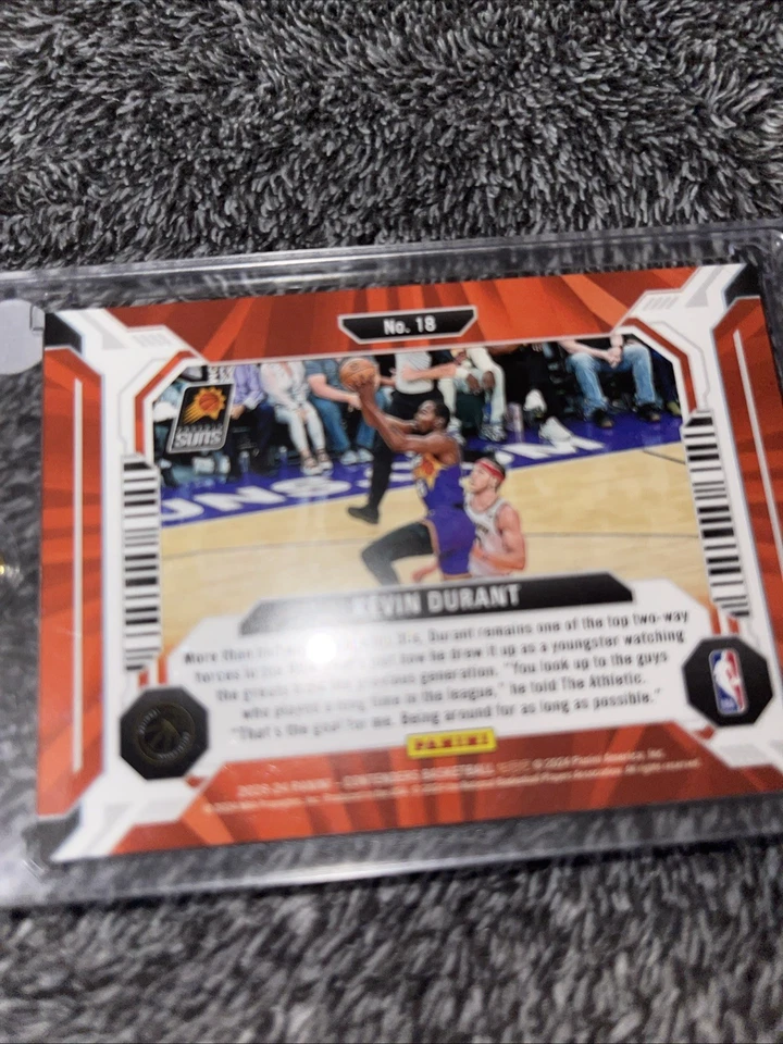 2023-24 Panini Contenders - Suite Shots Kevin Durant #18 - Image 2 of 2