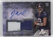 2013 Topps Inception 63/150 Ryan Nassib #IAJP-RN Jumbo Patch Auto 4g8