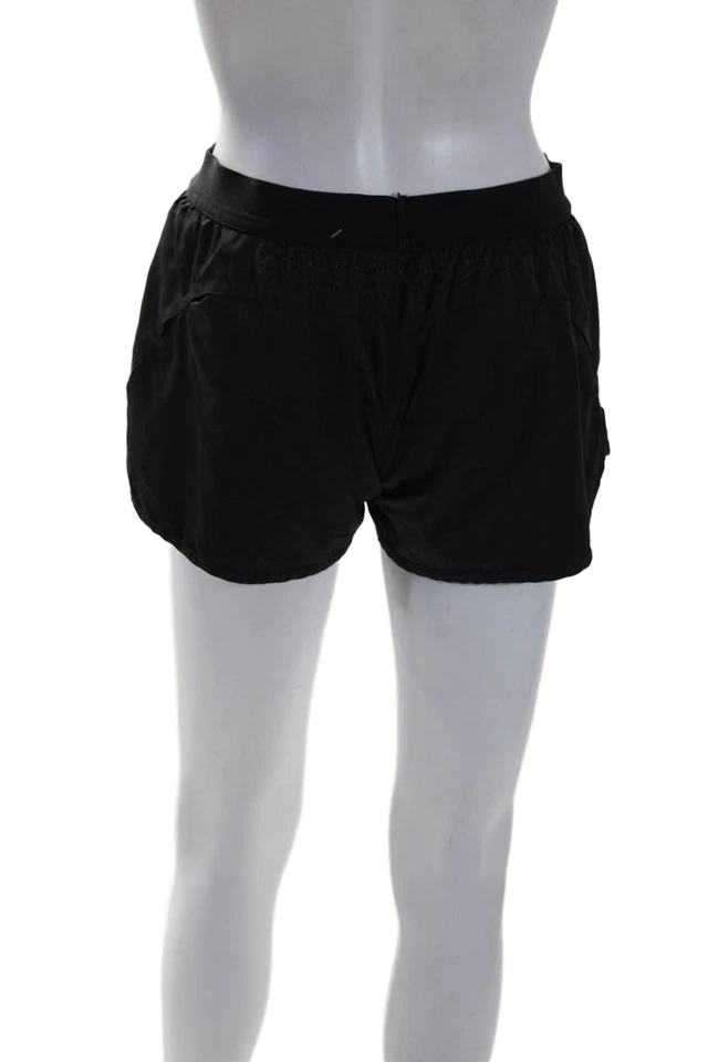 Ralph Lauren Women's Elastic Waist Pockets Athletic Running Shorts Black Size S - Image 3 of 4