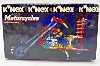 New/Sealed K'nex Knex Motorcycles #10003-builds 3 models-1995