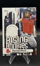 2025 Topps Update Series Marcelo Mayer Rising Rookies Relic Insert RC #RRR-MM