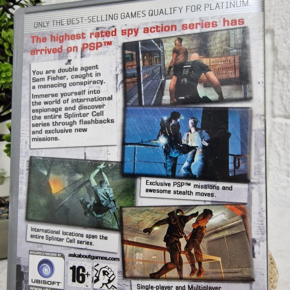 Tom Clancy’s Splinter Cell: Essentials (Platinum Edition) – Sony PSP – Complete - Image 3 of 4