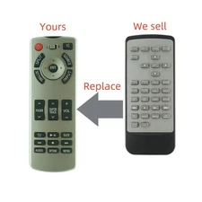 Replacement Remote Control for Toyota Rear Video DVD Entertainment System