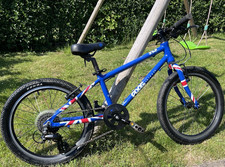 Frog 55 Kids Bike 20in Wheels blue with union flag design