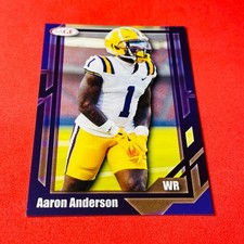 Aaron Anderson .. ROOKIE PURPLE .. LSU / Cleveland Browns .. 2026 Sage Card 183