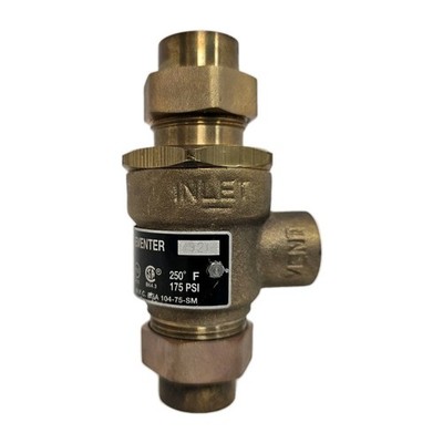 Watts 9D-M3 1/2 in Manual Backflow Preventer Atmospheric Vent for Water