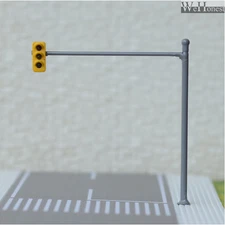 4 x HO scale traffic light signal crossing walk model railroad LED pedestrian O2