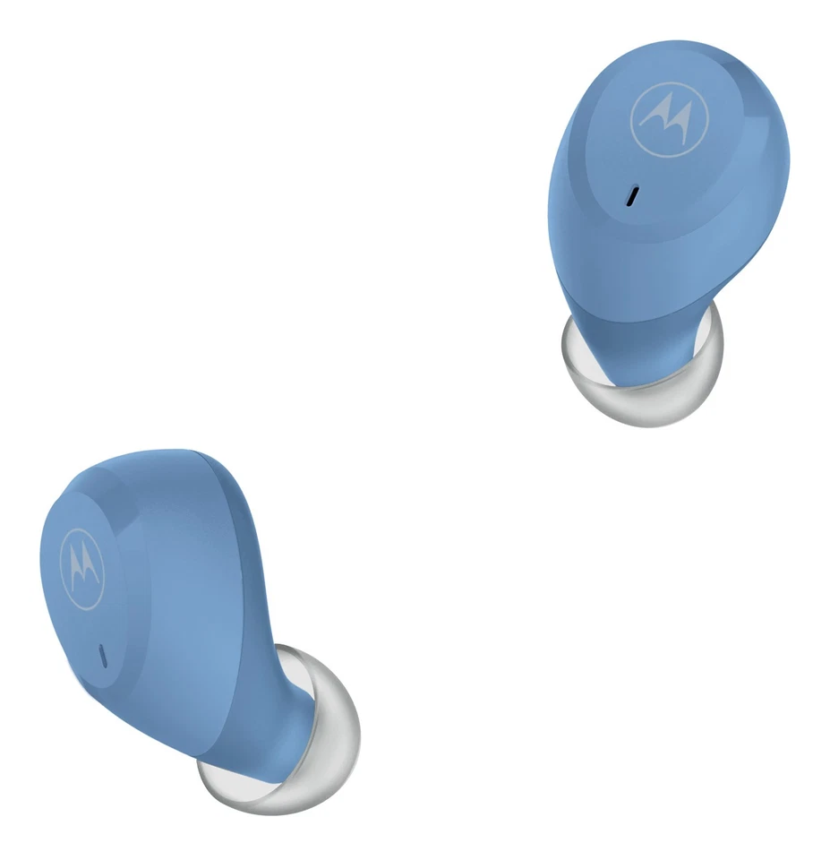 Motorola Moto Buds 100 True Wireless Earbuds - Blue - Image 3 of 4