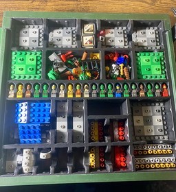 Lego Case Lego Heroica + Fortaan | MOSTLY COMPLETE + Limited Edition Storage Box