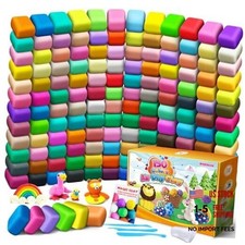 Air Dry Clay Modeling Clay for Kids, DIY Molding Magic Clay for 150 Colors