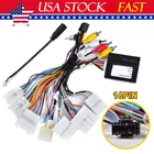 Fit For Toyota Car Stereo Radio Power Harness Cable Wire Adapter Support JBL AMP