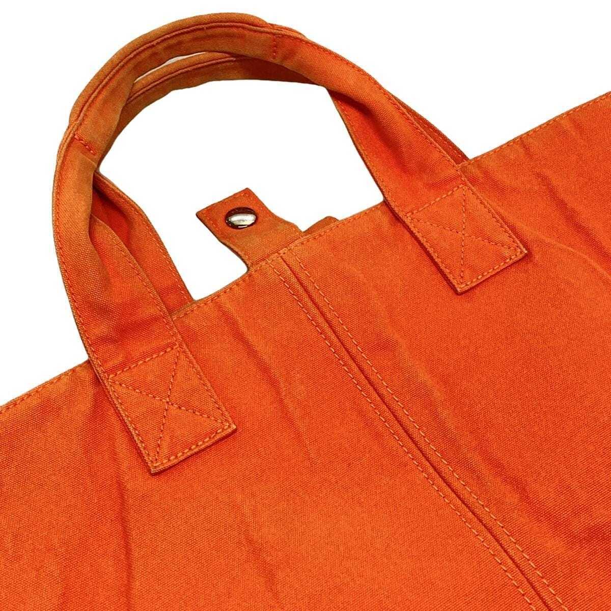 Auth HERMES Panier De Plage PM - Orange Canvas None Tote Bag Auth HERMES Panier De Plage PM - Orange Canvas None Tote Bag