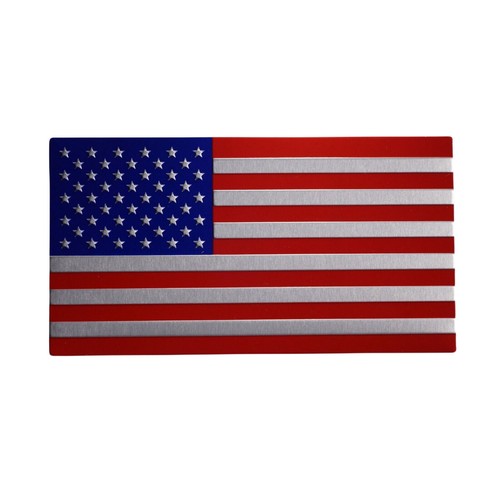 2X Waterproof 3D American Flag Emblem Metal Sticker Badge Decal Car Decor Red - Picture 9 of 10