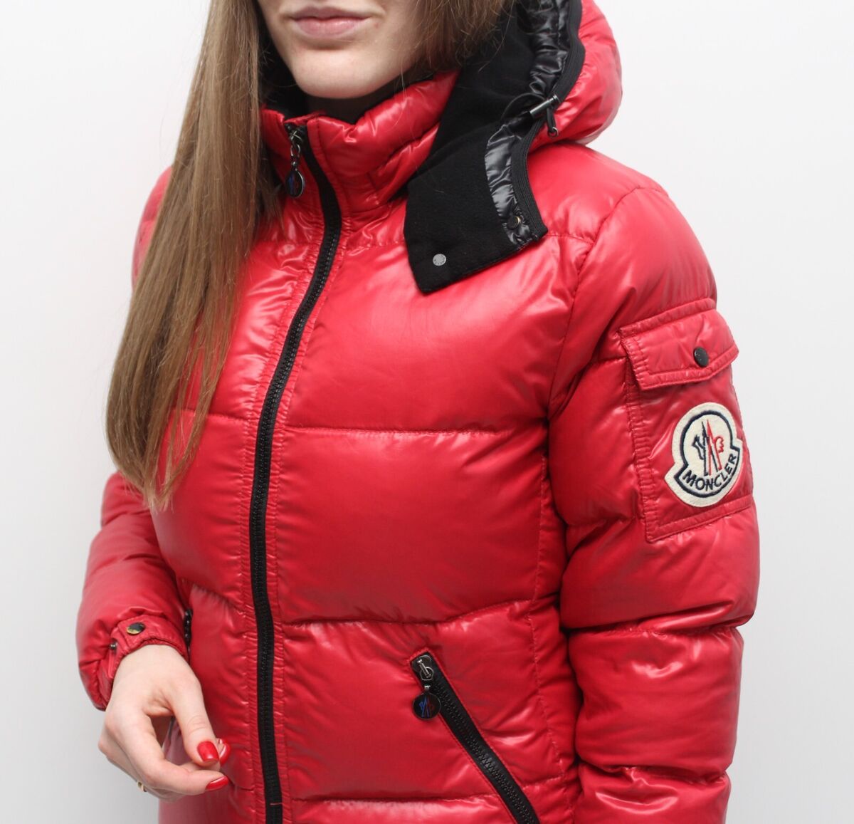 Women's MONCLER Badia Quilted Down Puffer Jacket Coat Full Women's MONCLER Badia Quilted Down Puffer Jacket Coat Full