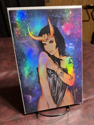 Faro's Lounge - SIGNED Loki Foil Cover - M House Melinda's Comics Rare After NM