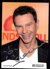 Roman Roel Evening Show Autograph Card Original Signed ## BC 8087