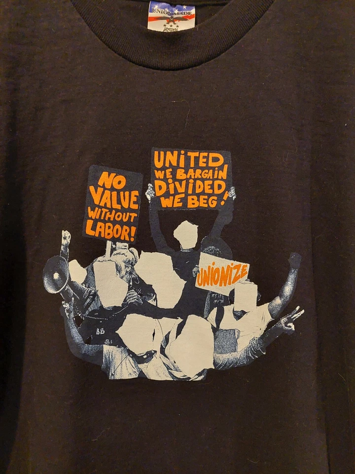 Camisa Hasan Piker Ideologie Unionize XL - Protesta - Stand-Up - Sin valor sin Foto 2 de 4