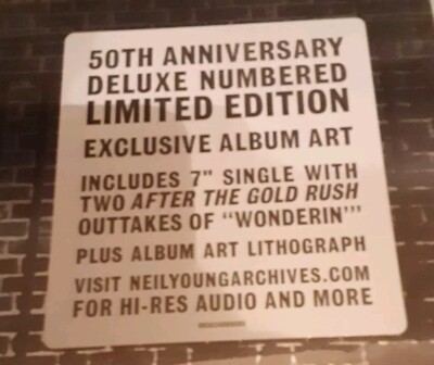 NEIL YOUNG - AFTER THE GOLD RUSH (50TH ANNIVERSARY) LP + BONUS 7