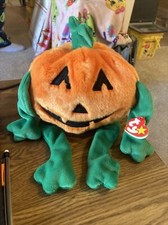 Ty Original Beanie Buddies Collection -1999 Pumkin the Pumpkin 14" EX w/ tag