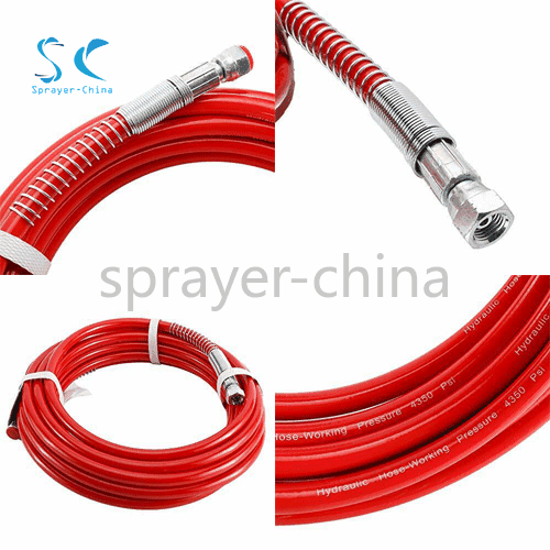 Airless Paint Spray Hose Kit 50ft 1/4" Swivel Joint 3600psi with 517