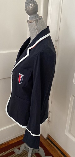 Scull And Sweep Navy Womens Regatta Blazer With Row America Logo large - Picture 4 of 8