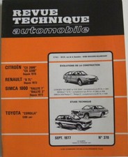 Revue technique Toyota COROLLA